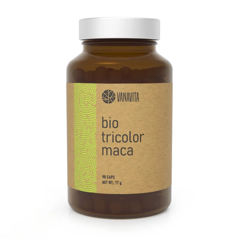 GymBeam Bio VanaVita BIO Tricolor Maca 90 Kapseln – Produktbild 1 von 1