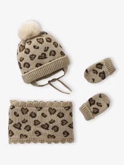 Vertbaudet Baby-Set aus Mütze mit Pompon – Produktbild 1 von 1