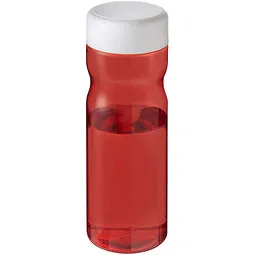 Unbranded H2O Active® Eco Base 650 ml Sportflasche mit Drehdeckel, rot/ weiß – Produktbild 1 von 1