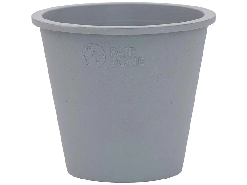 Fair Zone FAIR ZONE Pflanztopf Medium in verschiedenen Farben, Grey, – Produktbild 1 von 3