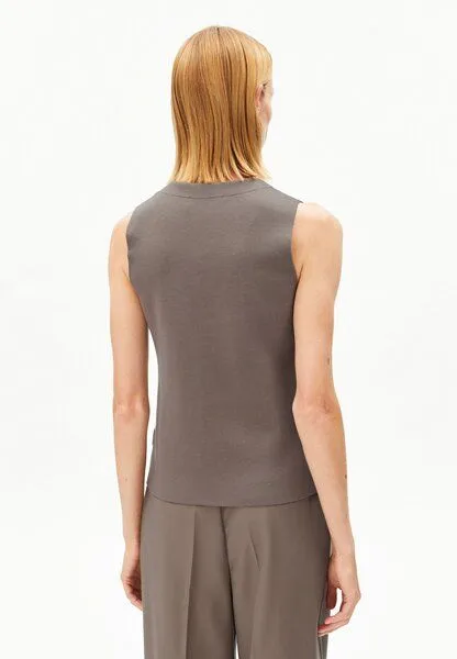 ARMEDANGELS ARMEDANGELS COMPACT BUTTONED Damen Bio-Baumwoll-Mix, Walnut cream, – Produktbild 2 von 4