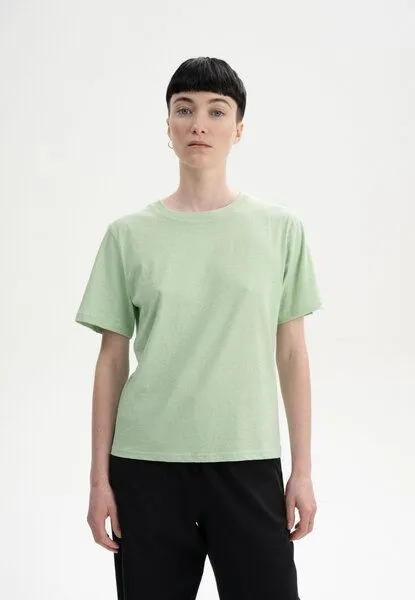 MELA MELA T-Shirt Style TANIKA aus 100% Bio-Baumwolle, Spring melange, – Produktbild 1 von 4