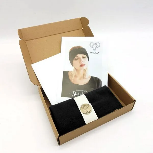 WiDDA berlin WiDDA berlin DIY Stirnband Nähset Uni, Schwarz, – Produktbild 1 von 3