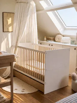 Vertbaudet Mitwachsendes Babybett EDEN 70x140 cm – Produktbild 1 von 1