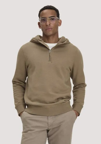 hessnatur hessnatur Sweat Hoodie Regular aus Bio-Baumwolle mit recycelter Baumwolle, Camel, – Produktbild 1 von 4