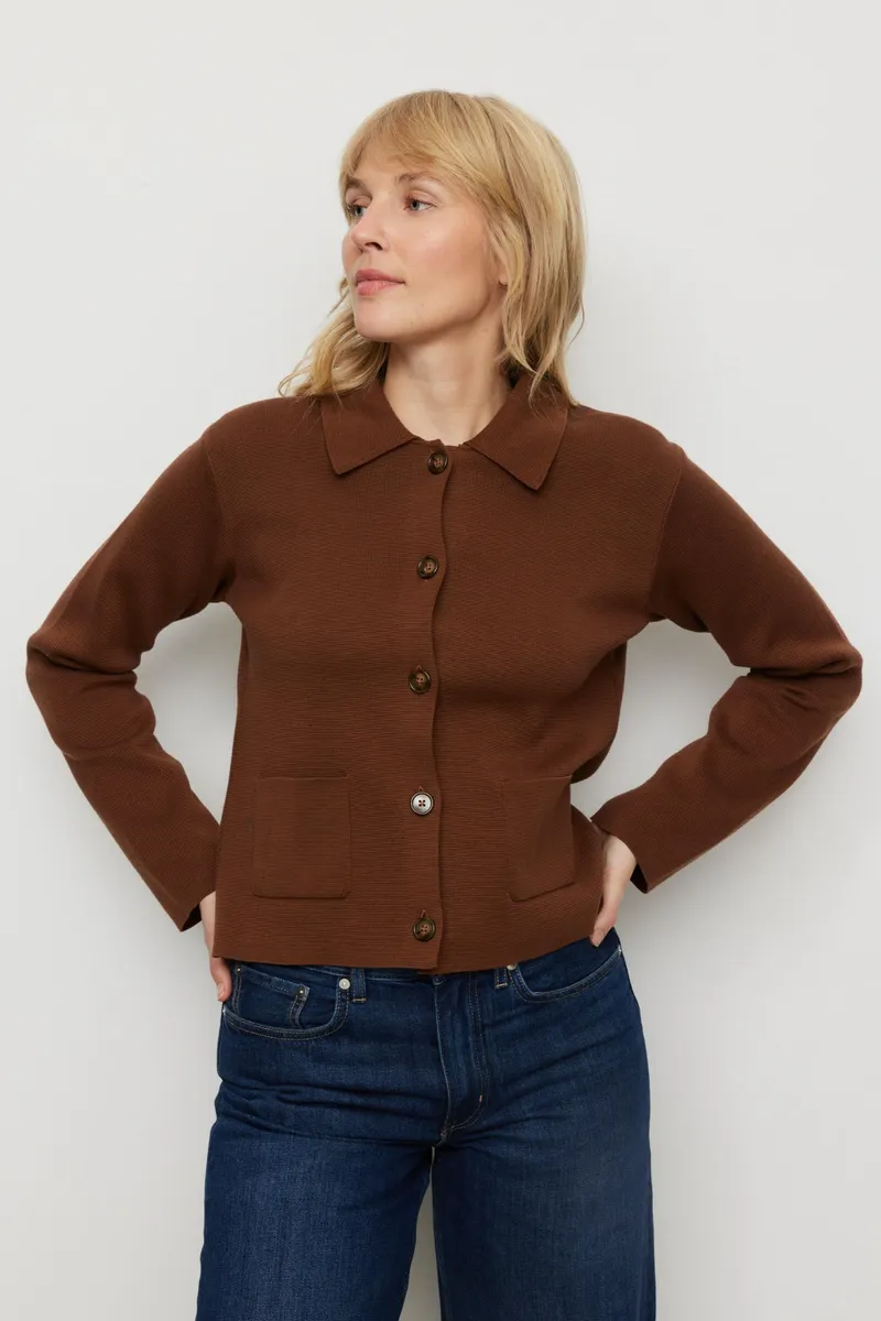 recolution Recolution Damen vegan Overshirt Von Celosia In Cognac-Braun, Braun, – Produktbild 2 von 2