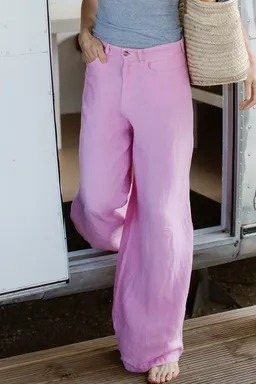 Kuyichi Kuyichi Damen vegan Hose Loren Dusty Pink – Produktbild 1 von 1