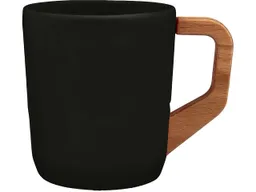 Keramiktasse "Woody" 330 ml, black – Produktbild 1 von 1