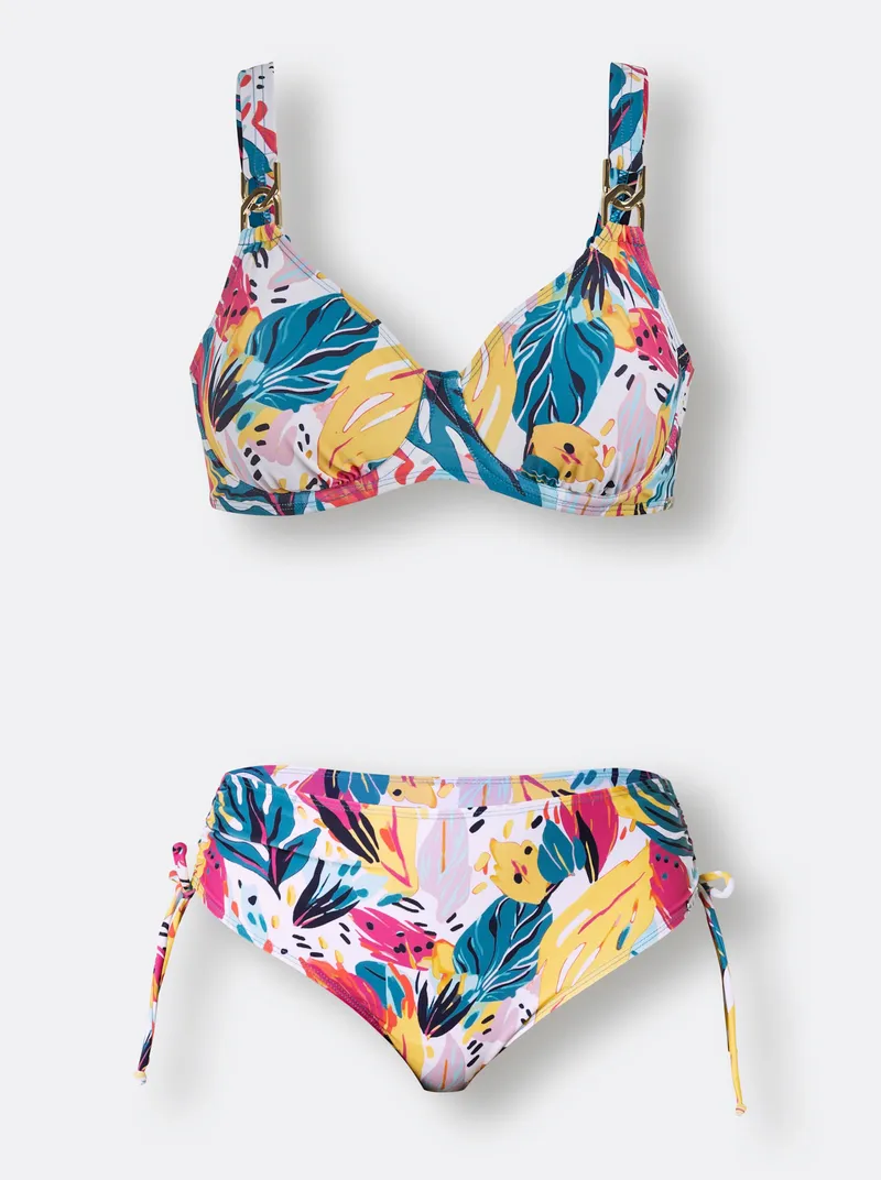 feel good Bikini, Topas-fuchsia-bedruckt, – Produktbild 2 von 2