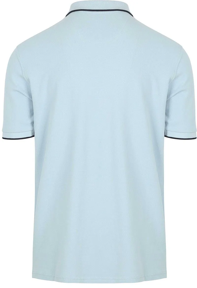 Suitable Suitable Respect Poloshirt Tip Ferry Hellblau - Größe XL, Hellblau, – Produktbild 4 von 4