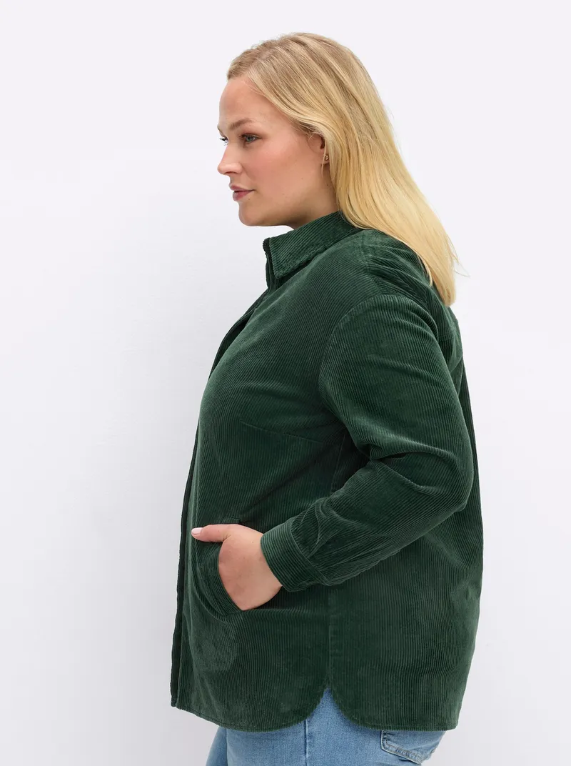 sheego Hemdbluse moos, Moos, – Produktbild 2 von 2