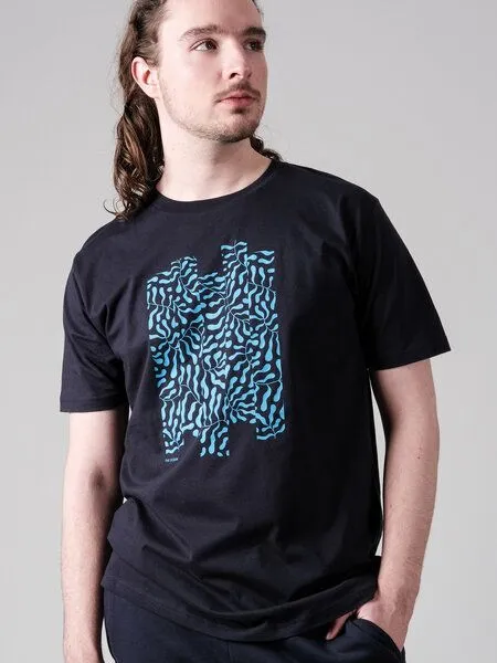 FANTASTIC REALITY STUDIOS Fantastic Reality Studios The Ocean T-Shirt – Bio-Baumwolle, Unisex, Blau, – Produktbild 4 von 4