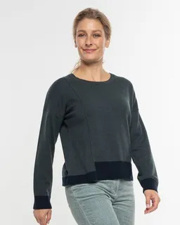 Alma & Lovis Alma & Lovis Feiner Strickpulli aus softem Bio-Baumwoll-/Woll-Mix | Cot-Wool Pullover – Produktbild 1 von 1