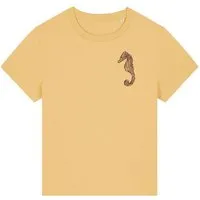 ilovemixtapes ilovemixtapes Nachhaltiges Damen T-Shirt mit Seepferdchen-Motiv – zeitlos, bequem & fair produziert – Produktbild 1 von 1