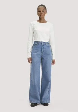 hessnatur hessnatur Jeans Super Wide Leg aus Bio-Denim – Produktbild 1 von 1