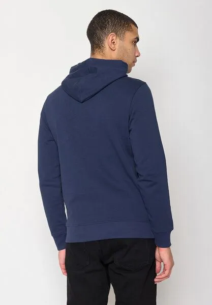 GreenBomb GREENBOMB Nature Mountain Ski Star - Kuschliger Hoodie aus Bio-Baumwolle / hochwertiger Print / GOTS / Fair & Vegan, Blau (navy), – Produktbild 2 von 4