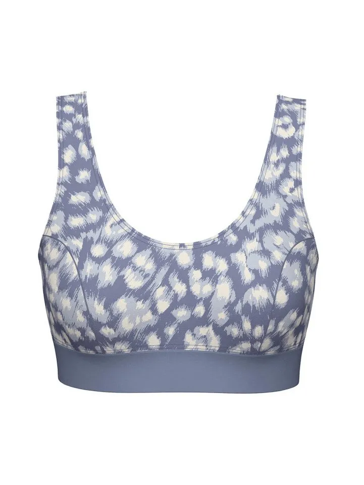 CALIDA CALIDA Bustier Elastic Trend Baumwollmix, Single Jersey Qualität, elastisch, bequem, sportlich, Grau, – Produktbild 2 von 5
