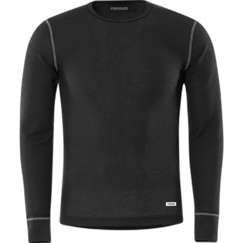 Fristads Langarmshirt Fristads 787 OF, Noir, – Produktbild 2 von 2