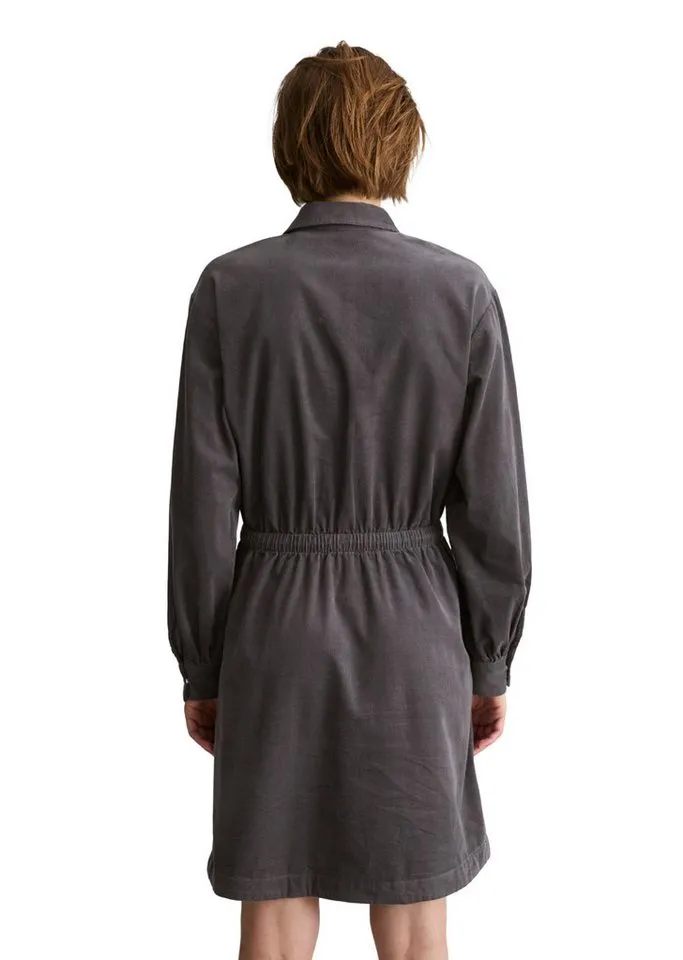 Marc O'Polo DENIM Cordkleid aus Organic Cotton, Grau, – Produktbild 3 von 5