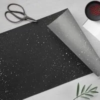 Fines Papeterie Fines Papeterie 10m Seidenpapier STERNENHIMMEL * dunkelblau mit hellen Punkten * handgezeichnet * auf Rolle * Geschenkpapier – Produktbild 1 von 1