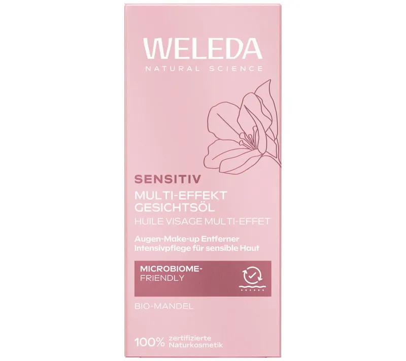 Weleda Weleda Sensitiv Multi-Effekt Gesichtsöl Mandel – Produktbild 4 von 7