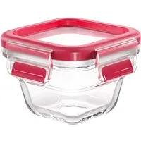 EMSA EMSA Frischhaltedose 'Clip & Close' aus Glas, quadratisch, 0,18 l – Produktbild 1 von 1