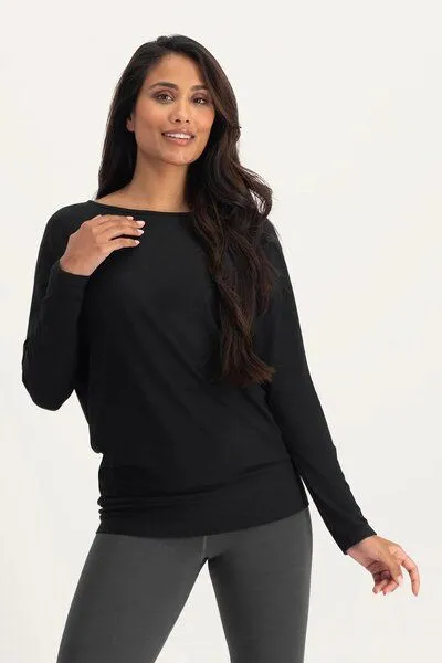 Urban Goddess Urban Goddess Budhi Yoga Langarm Shirt, Onyx black (schwarz), – Produktbild 3 von 4