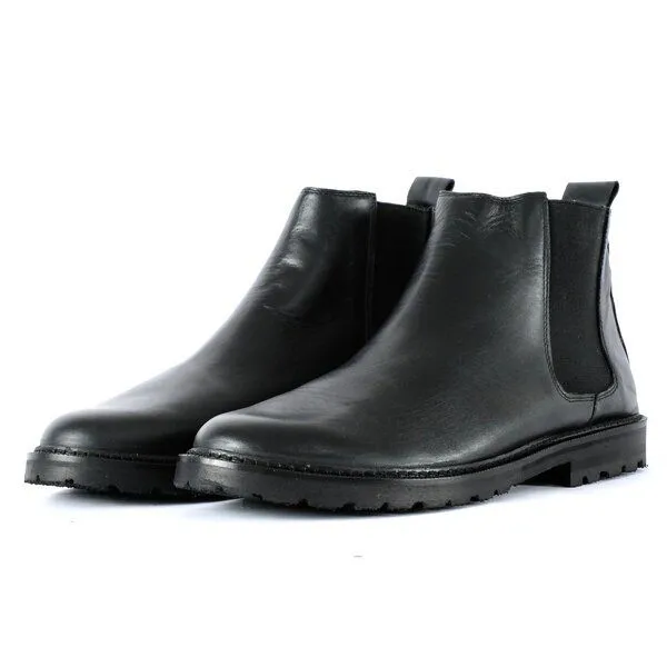 SORBAS SORBAS '92 Leder Chelsea Boots, Schwarz, – Produktbild 3 von 8
