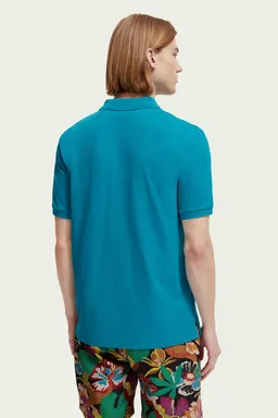 Scotch and Soda Scotch and Soda Pique Polo Turquoise – Produktbild 1 von 1
