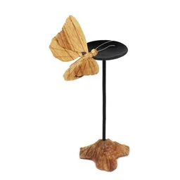 Mitienda Shop Mitienda Shop Kerzenständer aus Holz Libelle, Schmetterling – Produktbild 1 von 1