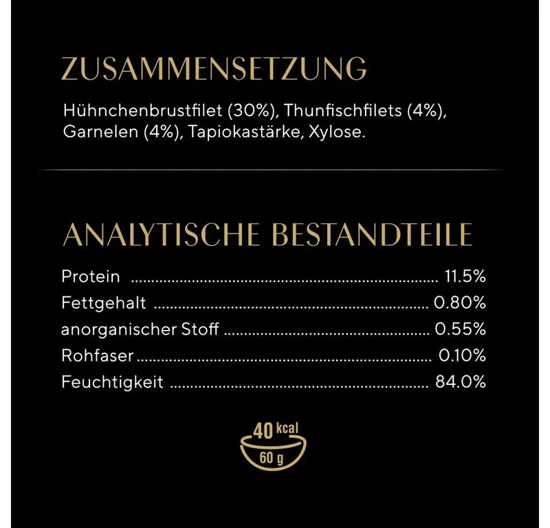 Sheba Sheba SHEBA® Schale Filets Huhn mit Garnelen 16 x 60g, Nassfutter für: Katze – Produktbild 4 von 5