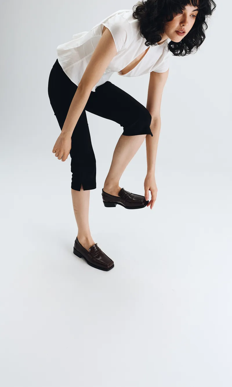 Prev Prev Damen vegan Loafer Joan In Deep Plum, Violett, – Produktbild 1 von 2