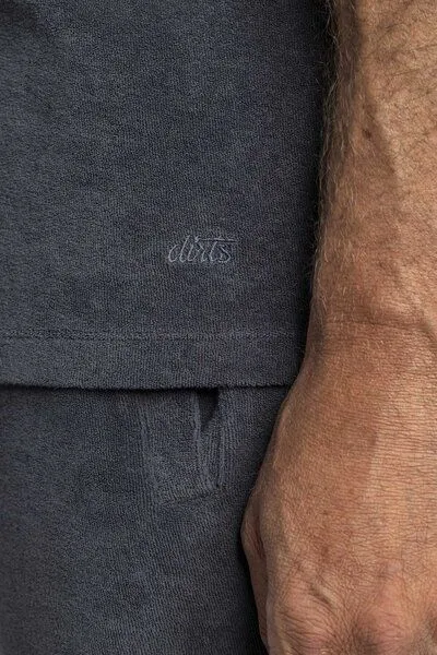 DIRTS dirts Terry T-Shirt, Charcoal, – Produktbild 3 von 4