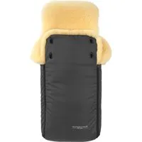 Hofbrucker Hofbrucker Fußsack Kinderwagen Merino Lammfell "Luxus" grau Maße 95 x 34 x 15 cm – Produktbild 1 von 1