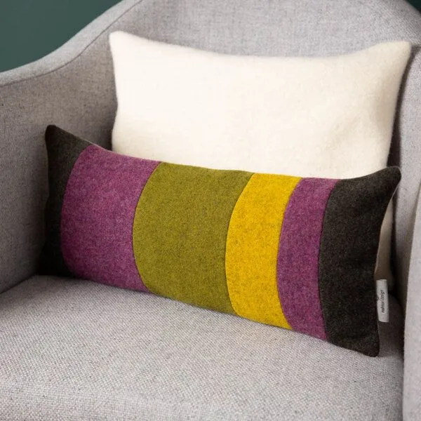 nahtur-design nahtur-design Rückenkissen mit Wollefüllung | Rückenstützkissen, No_5 (bunt), – Produktbild 1 von 4