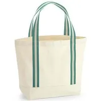 Westford Mill Westford Mill Strandtasche Bootstasche Einkaufstasche Strandtasche Saunatasche Schwimmtasche EarthAware Organic, Natur / sage green, – Produktbild 1 von 1