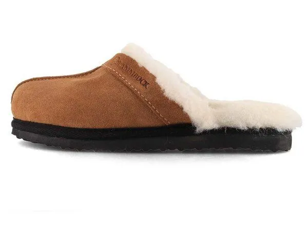 Lammbock Lammbock Lammfell Pantoffeln Woolson Hausschuhe in Komfortweite, Braun, – Produktbild 3 von 3