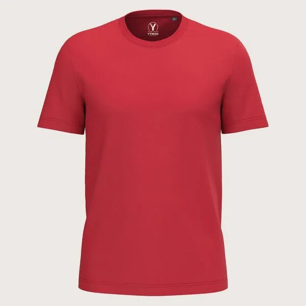 YTWOO YTWOO Regular Herren T-Shirt Light, Rot, – Produktbild 1 von 2