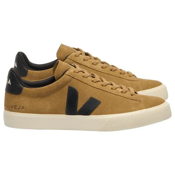 Veja Veja Herren-Sneaker Campo Suede Tent Black Pierre – Produktbild 2 von 8