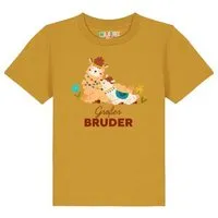 watabout kids watabout.kids T-Shirt Kinder Lama Großer Bruder, Ochre, – Produktbild 1 von 1