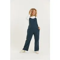 Flax and Loom Tencel Relaxed Fit Latzhose Modell: Lou-Barker, Navy, – Produktbild 1 von 1