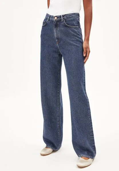 ARMEDANGELS ARMEDANGELS ENIJAA FLOW Damen Wide Jeans TENCEL Lyocell Mix, Blue, – Produktbild 1 von 4