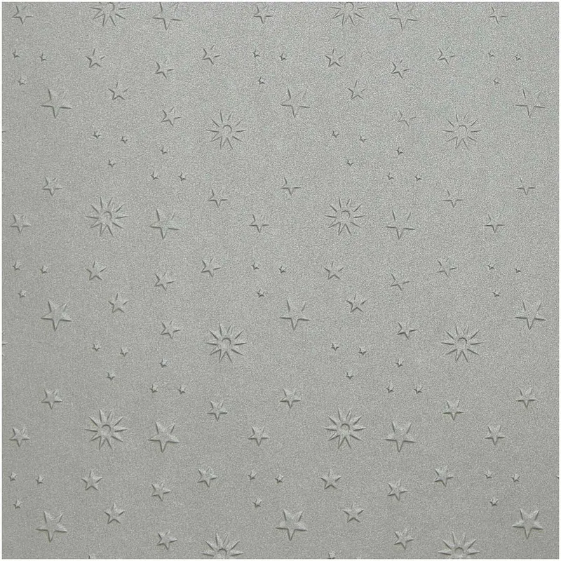 folia folia Prägekarton Sterne 50x70cm 220g/m² Silber, Silber, – Produktbild 1 von 1