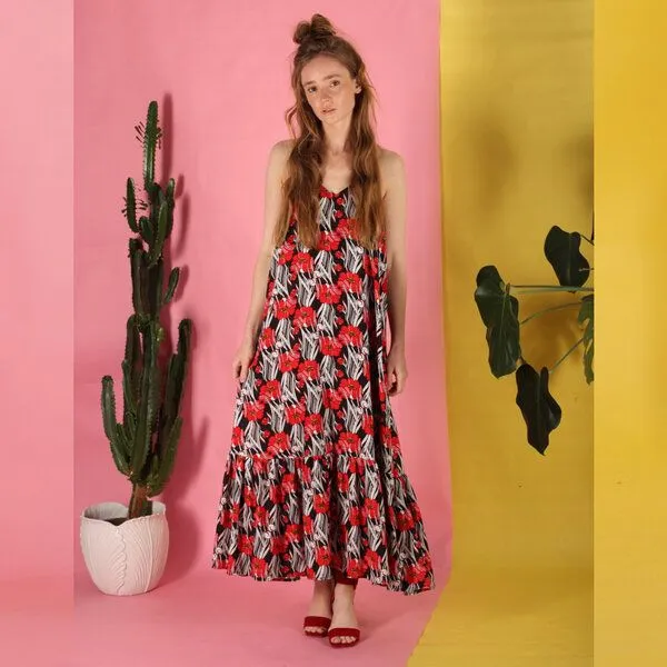 ManduTrap ManduTrap Volantkleid Saram mit Blumenmuster – Produktbild 1 von 4