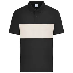 Daiber Daiber Unisex Poloshirt mit Kontrasteinsatz 8050 Gr. M black/sandstone – Produktbild 1 von 1