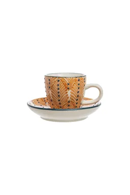 Tranquillo Espresso-Set MIIX'N'MATCH Orange – Steinzeug - orange – Produktbild 1 von 1