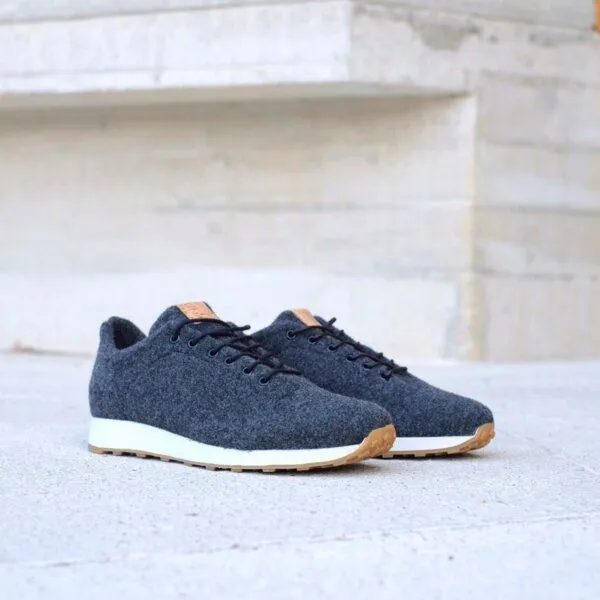 SORBAS SORBAS '45 Sneaker aus recycelter Merinowolle, Darkgrey (grau), – Produktbild 2 von 4