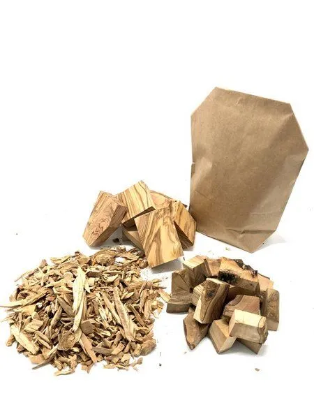 Olivenholz erleben Olivenholz erleben BBQ-Chunks oder Chips zum Smoken (1 kg) aus Olivenholz – Produktbild 6 von 8