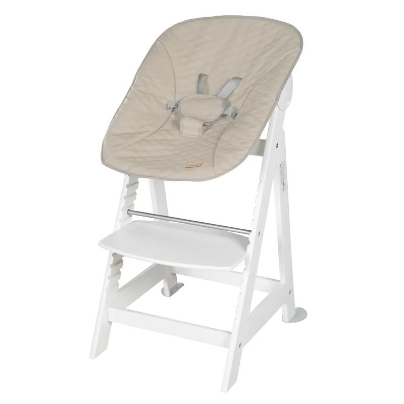 roba Roba Treppenhochstuhl, Set 2in1 Greyish gesteppt Born Up 'Luxe' – Produktbild 4 von 5