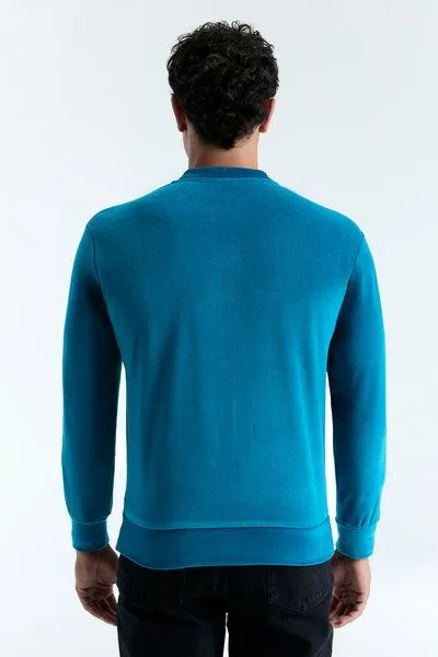 Leela Cotton Leela Cotton Unisex Jacke, Ozeanblau, – Produktbild 4 von 4